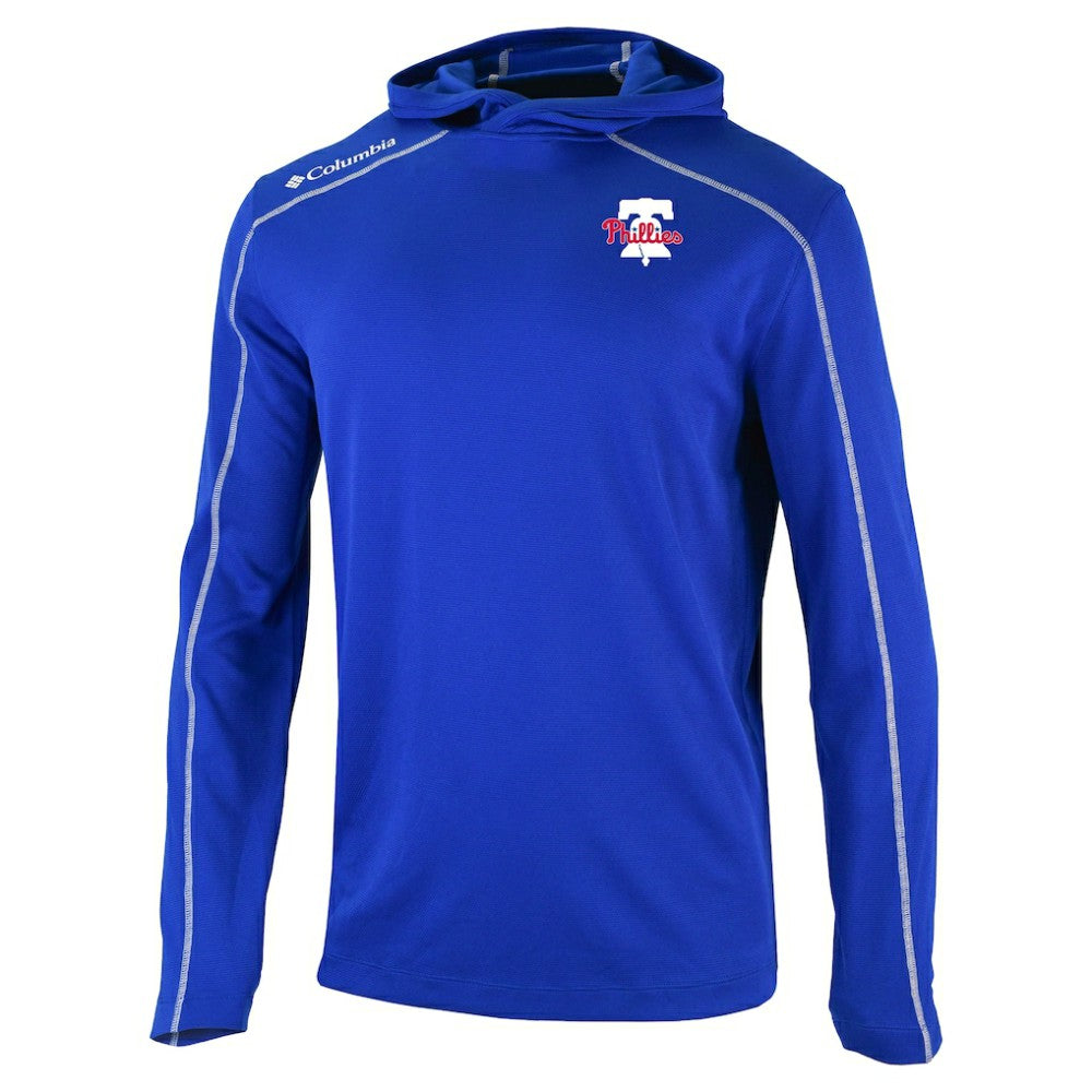 Philadelphia Phillies Columbia Omni-Wick Shotgun Pullover Hoodie - MLB Hoodies