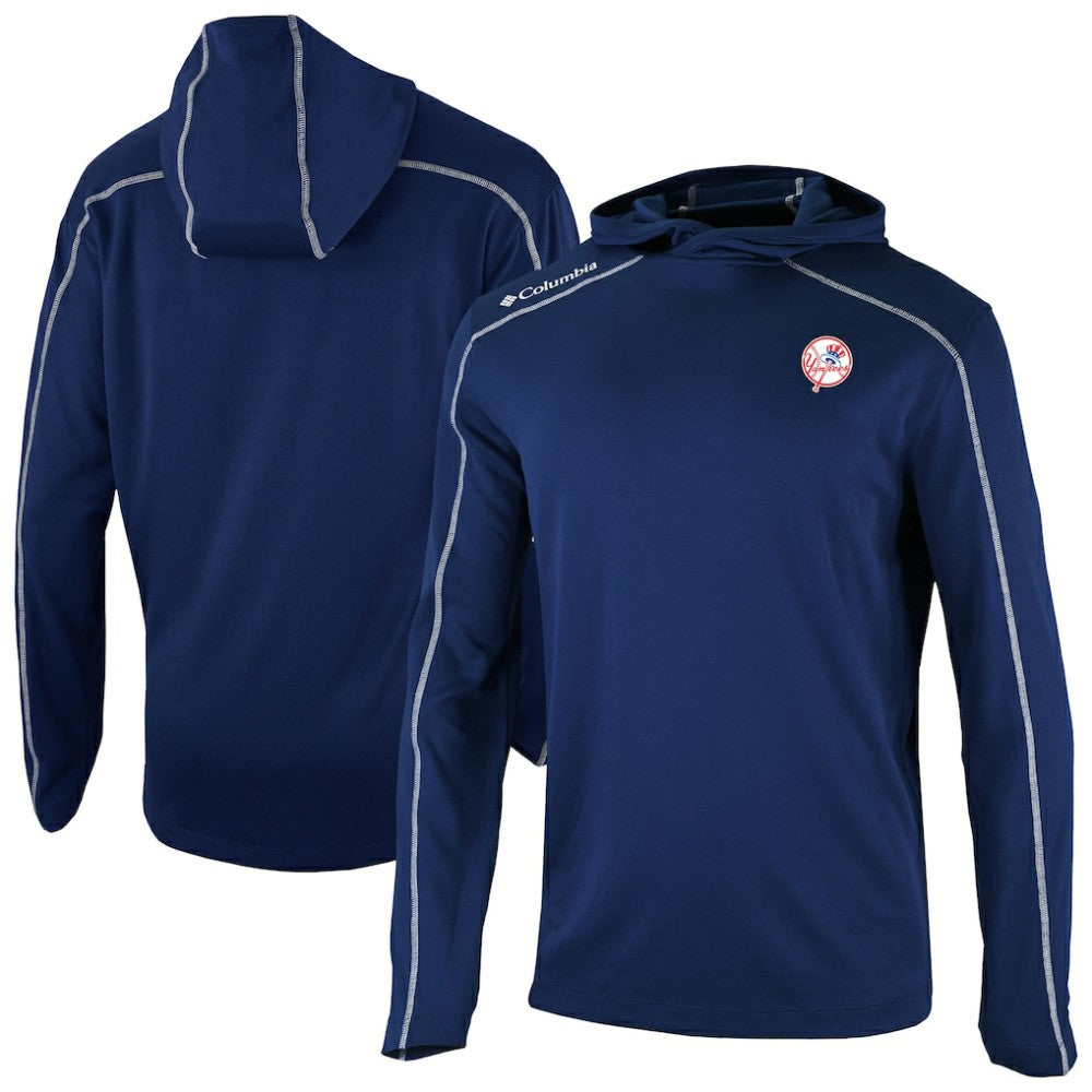 New York Yankees Columbia Omni-Wick Shotgun Pullover Hoodie - MLB Hoodies