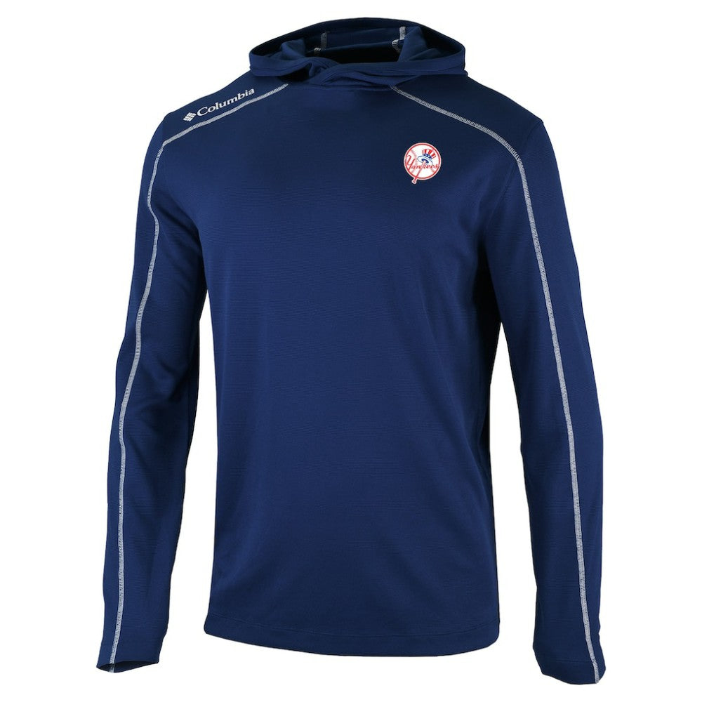 New York Yankees Columbia Omni-Wick Shotgun Pullover Hoodie - MLB Hoodies