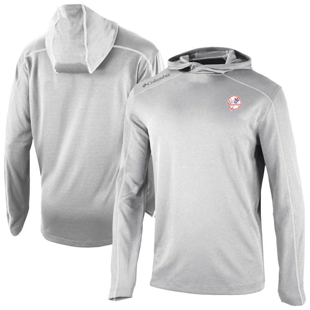 New York Yankees Columbia Omni-Wick Shotgun Pullover Hoodie - MLB Hoodies