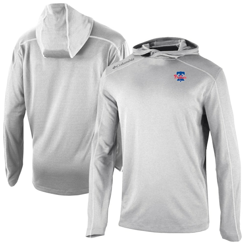 Philadelphia Phillies Columbia Omni-Wick Shotgun Pullover Hoodie - MLB Hoodies