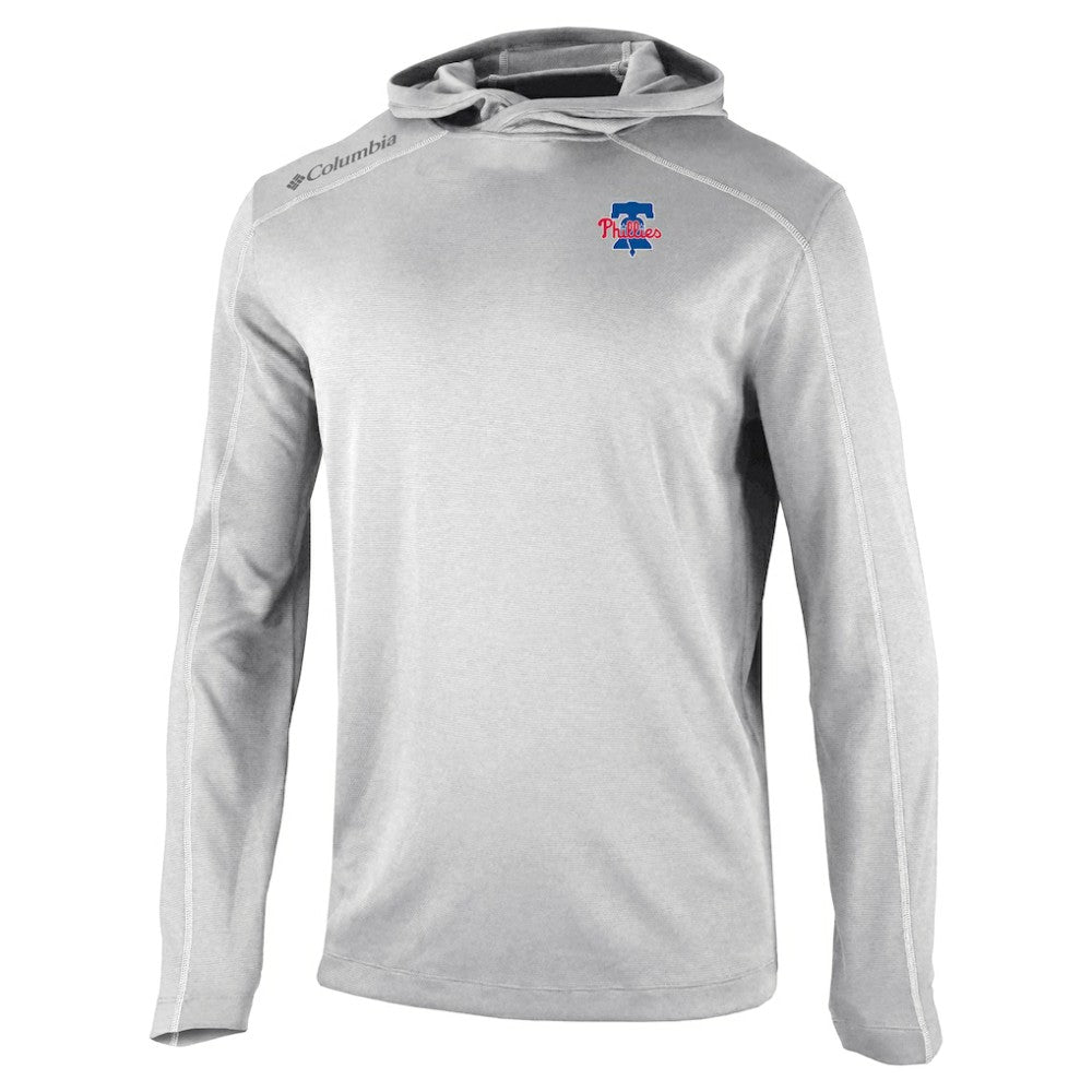 Philadelphia Phillies Columbia Omni-Wick Shotgun Pullover Hoodie - MLB Hoodies