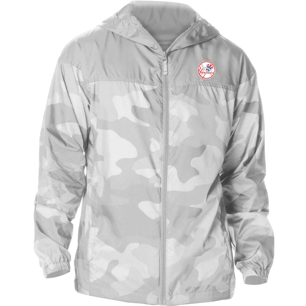 New York Yankees Columbia Camo Flash Challenger Full-Zip Windbreaker Jacket - MLB Jackets