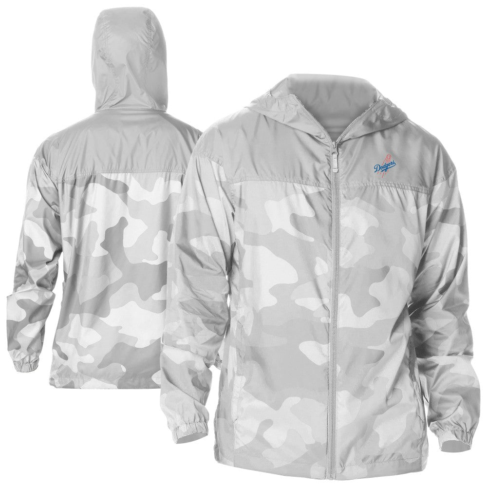 Los Angeles Dodgers Columbia Camo Flash Challenger Full-Zip Windbreaker Jacket - MLB Jackets