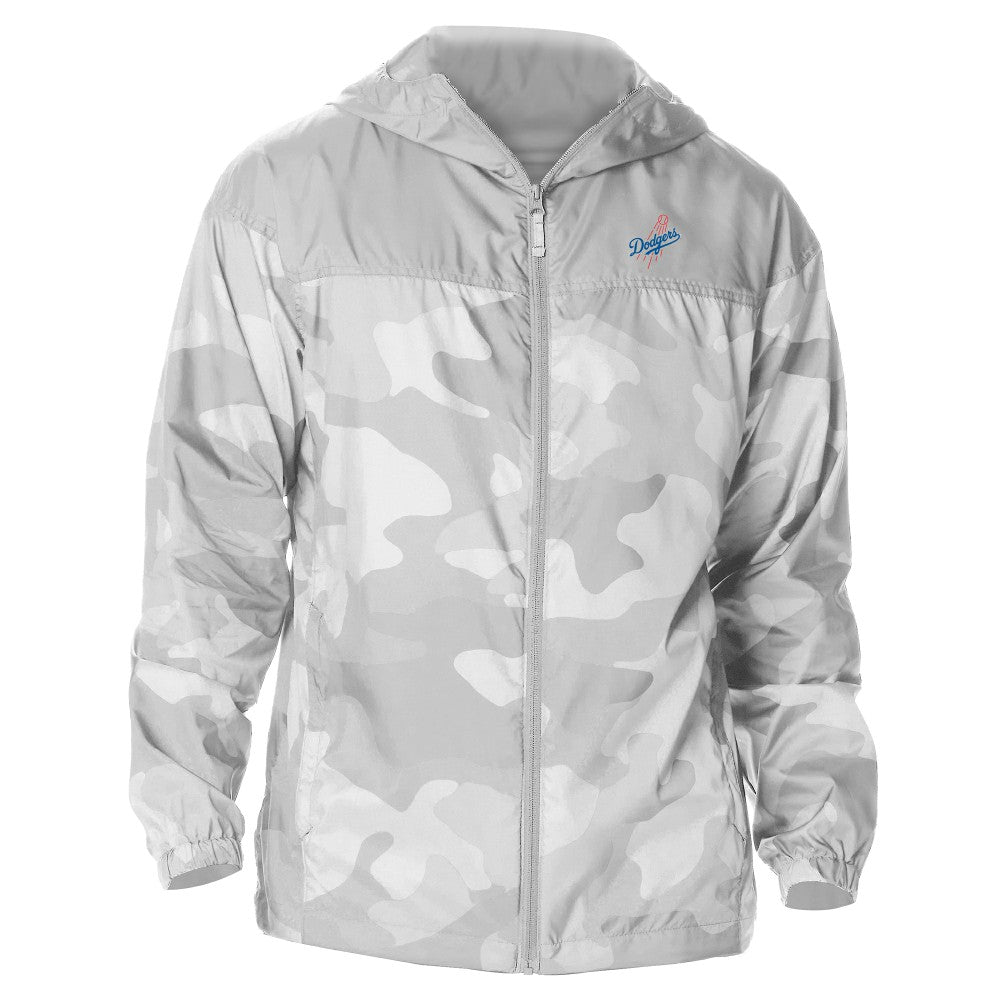 Los Angeles Dodgers Columbia Camo Flash Challenger Full-Zip Windbreaker Jacket - MLB Jackets