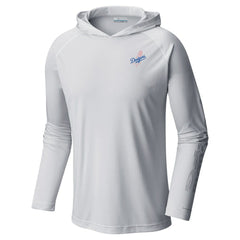 Los Angeles Dodgers Columbia Omni-Wick Terminal Tackle Raglan Long Sleeve Hoodie T-Shirt - MLB Hoodies