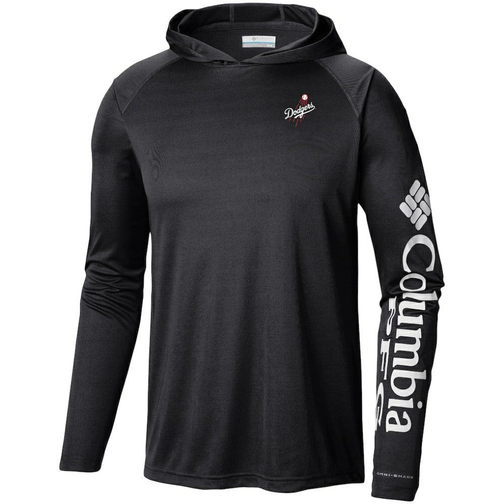 Los Angeles Dodgers Columbia Omni-Wick Terminal Tackle Raglan Long Sleeve Hoodie T-Shirt - MLB Hoodies