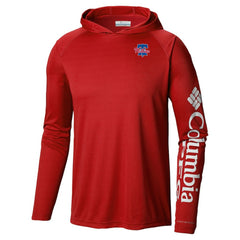 Philadelphia Phillies Columbia Omni-Wick Terminal Tackle Raglan Long Sleeve Hoodie T-Shirt - MLB Hoodies