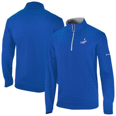Los Angeles Dodgers Columbia Wickham Hills Omni-Wick Quarter-Zip Jacket - MLB Jackets