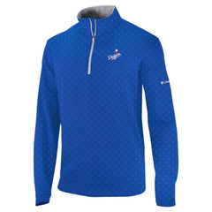 Los Angeles Dodgers Columbia Wickham Hills Omni-Wick Quarter-Zip Jacket - MLB Jackets