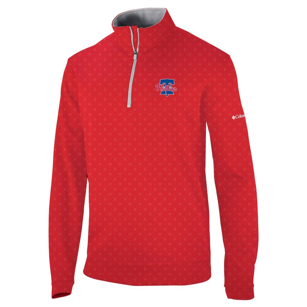 Philadelphia Phillies Columbia Wickham Hills Omni-Wick Quarter-Zip Jacket - MLB Jackets