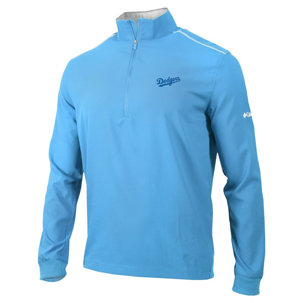 Los Angeles Dodgers Columbia Omni-Wick Bogey's Paradise Quarter-Zip Top - MLB Tops
