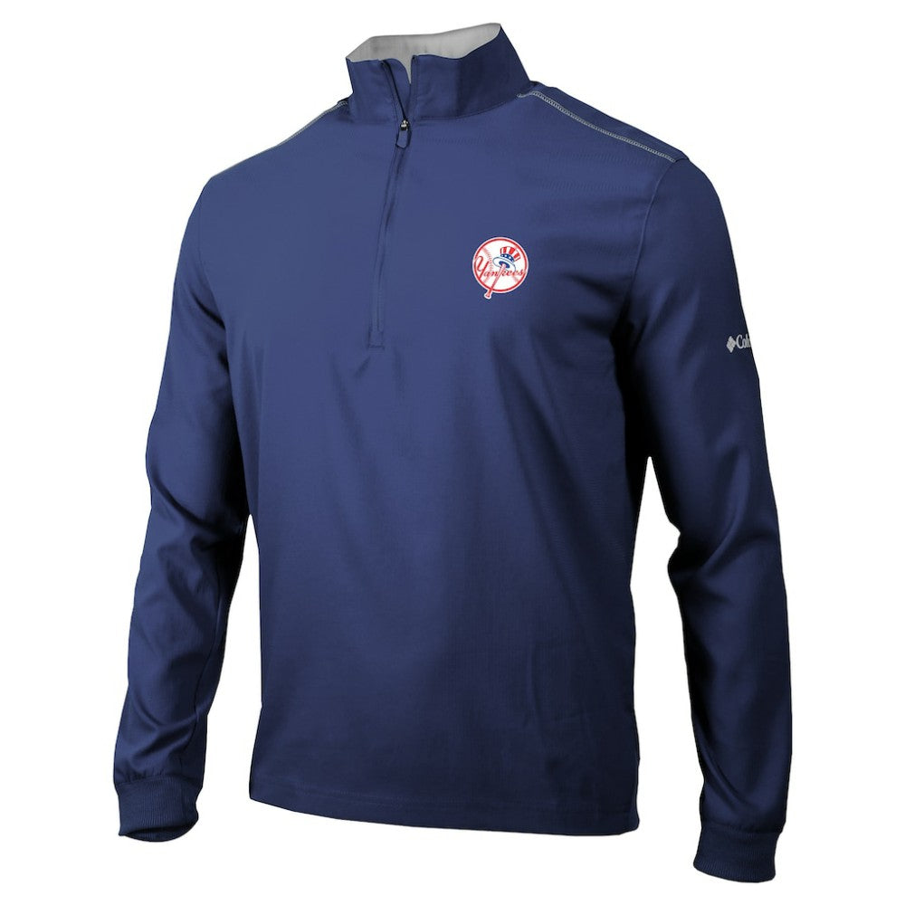 New York Yankees Columbia Omni-Wick Bogey's Paradise Quarter-Zip Top - MLB Tops