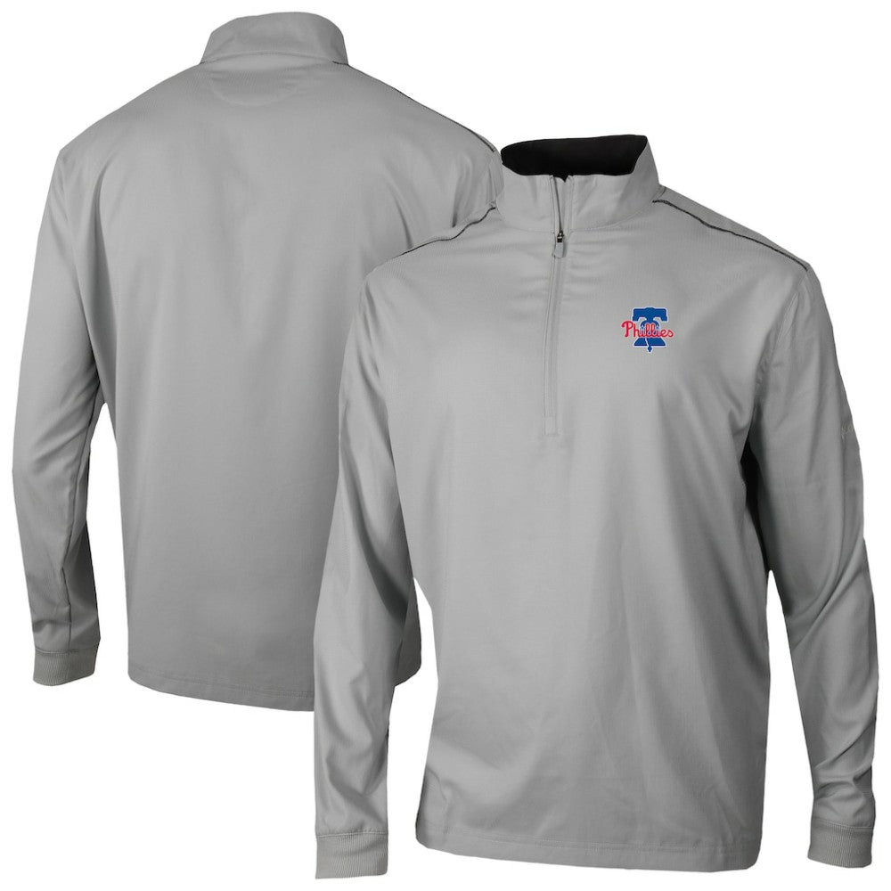 Philadelphia Phillies Columbia Omni-Wick Bogey's Paradise Quarter-Zip Top - MLB Tops