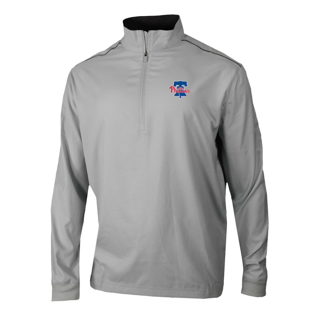 Philadelphia Phillies Columbia Omni-Wick Bogey's Paradise Quarter-Zip Top - MLB Tops