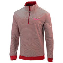 Philadelphia Phillies Columbia Omni-Wick Even Lie Quarter-Zip Pullover Top - MLB Pullover