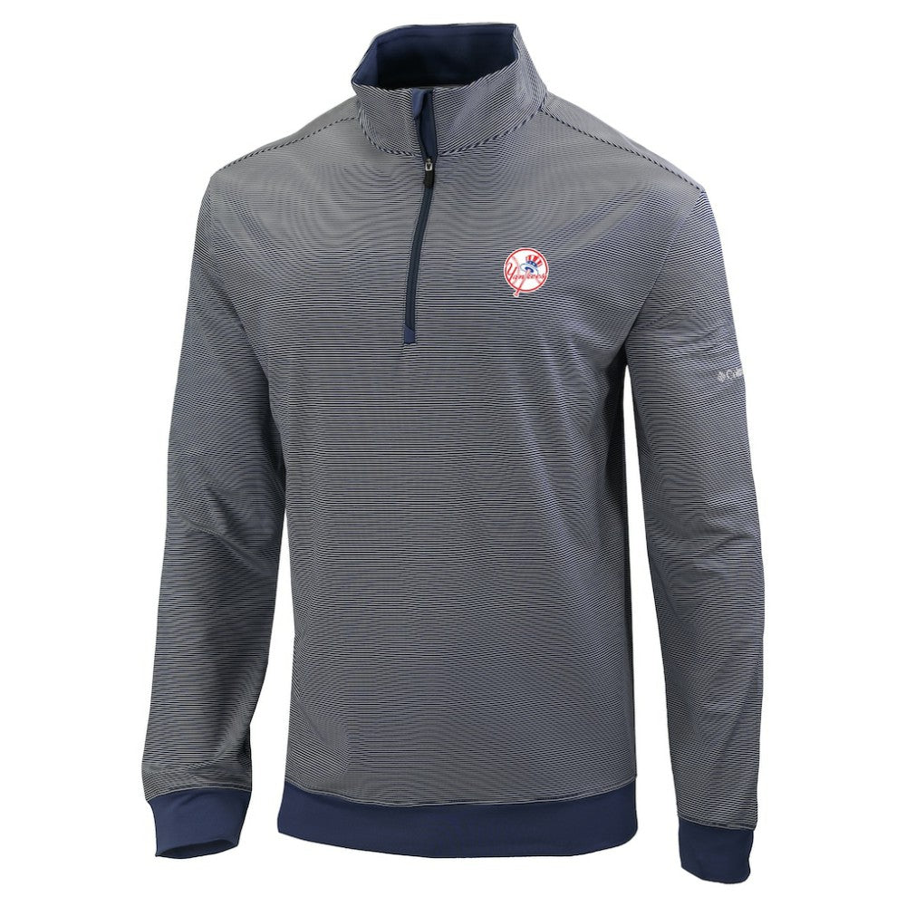 New York Yankees Columbia Omni-Wick Even Lie Quarter-Zip Pullover Top - MLB Pullover