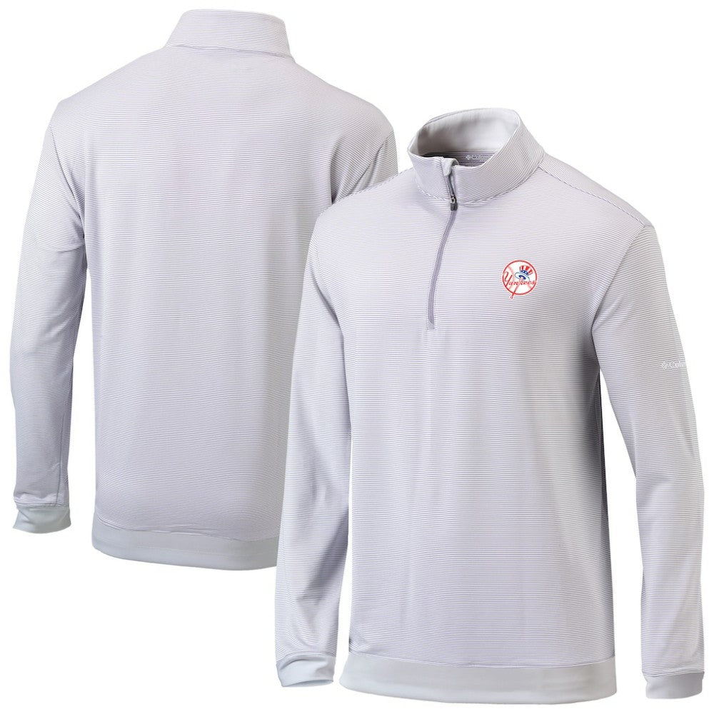 New York Yankees Columbia Omni-Wick Even Lie Quarter-Zip Pullover Top - MLB Pullover