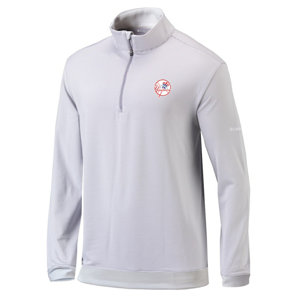 New York Yankees Columbia Omni-Wick Even Lie Quarter-Zip Pullover Top - MLB Pullover
