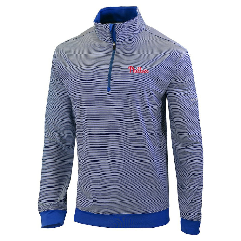 Philadelphia Phillies Columbia Omni-Wick Even Lie Quarter-Zip Pullover Top - MLB Pullover
