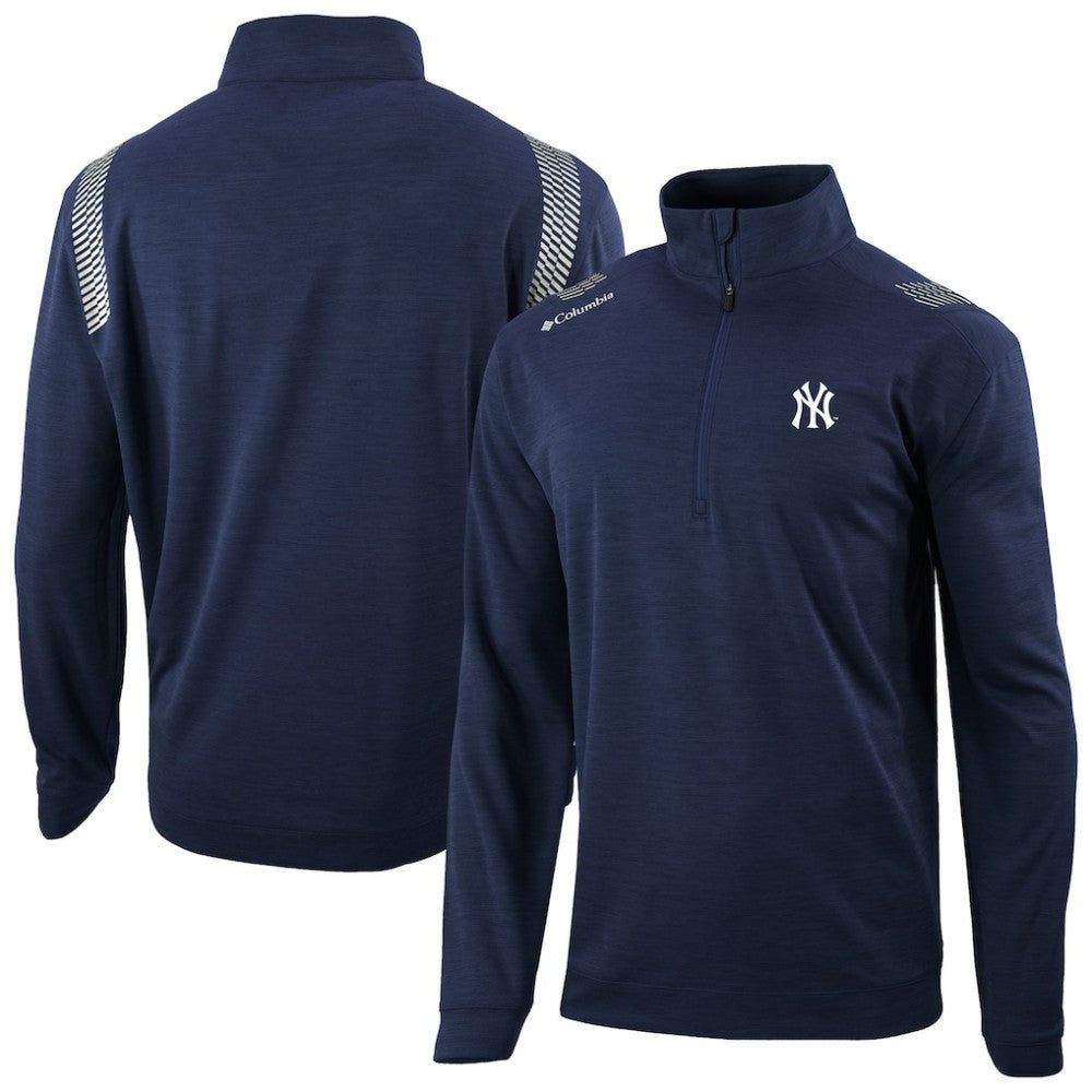 New York Yankees Columbia Oakland Downs Omni-Wick Quarter-Zip Top - MLB Tops