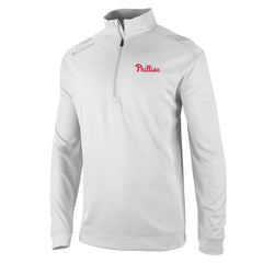 Philadelphia Phillies Columbia Oakland Downs Omni-Wick Quarter-Zip Top - MLB Tops