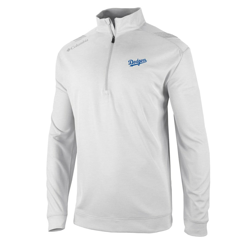 Los Angeles Dodgers Columbia Oakland Downs Omni-Wick Quarter-Zip Top - MLB Tops