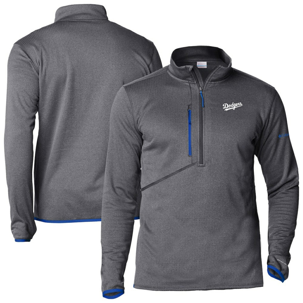 Los Angeles Dodgers Columbia Park View Omni-Wick Half-Zip Top - MLB Tops