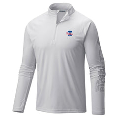 Philadelphia Phillies Columbia Terminal Tackle Raglan Omni-Shade Quarter-Zip Pullover Top - MLB Pullover