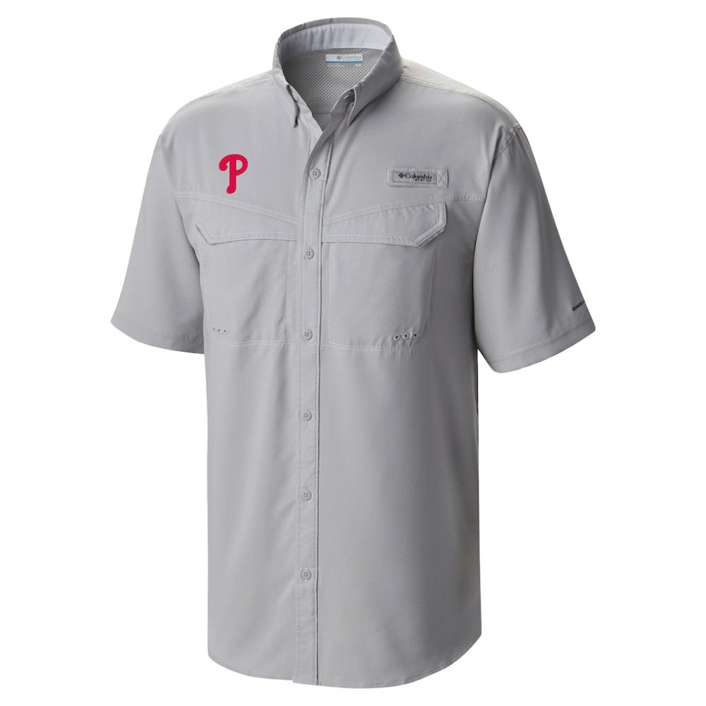 Philadelphia Phillies Columbia Omni-Wick Low Drag Offshore Button-Up Shirt - MLB