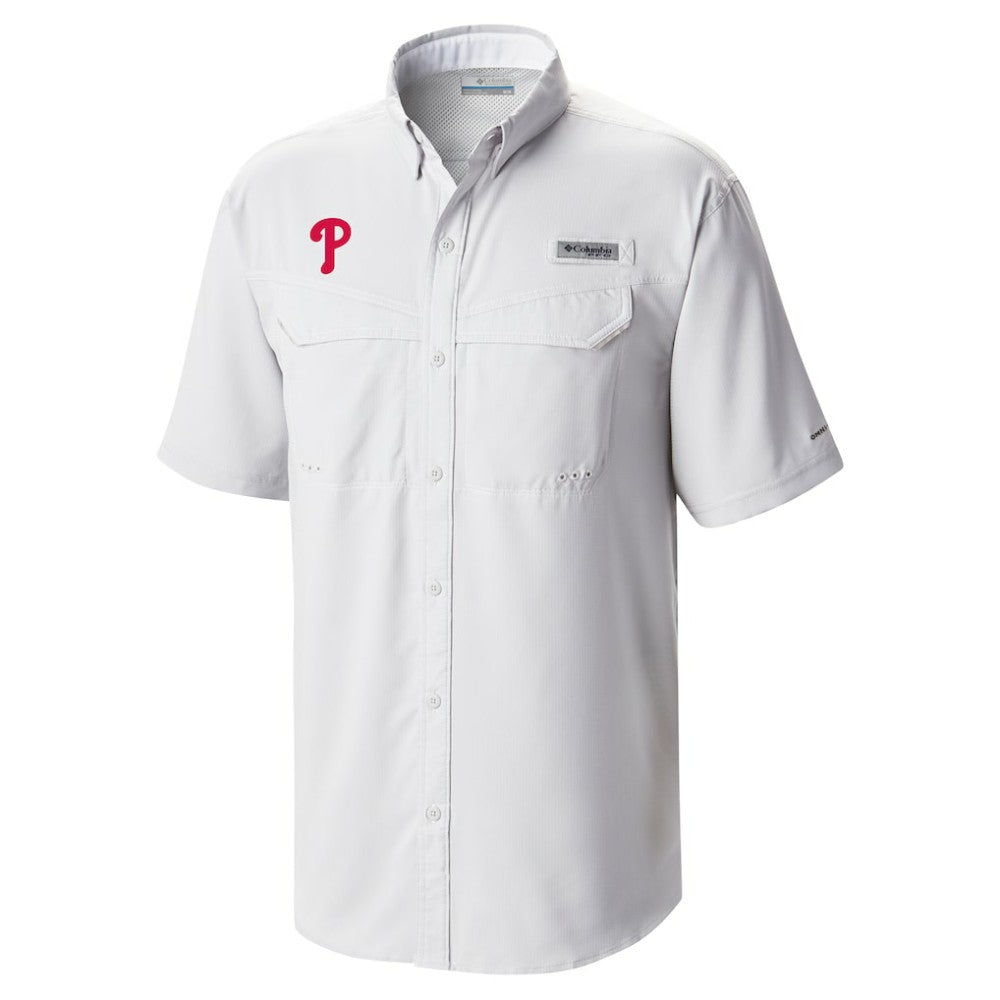 Philadelphia Phillies Columbia Omni-Wick Low Drag Offshore Button-Up Shirt - MLB