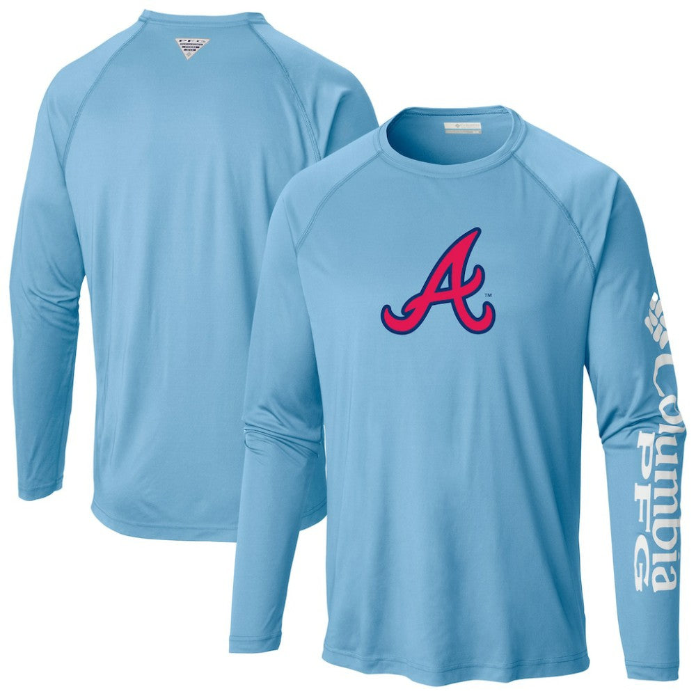 Atlanta Braves Columbia Terminal Tackle Long Sleeve T-Shirt - MLB T-shirts