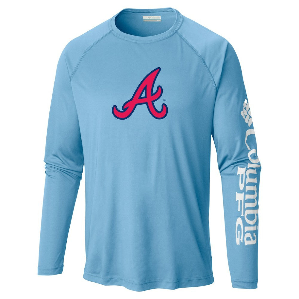 Atlanta Braves Columbia Terminal Tackle Long Sleeve T-Shirt - MLB T-shirts