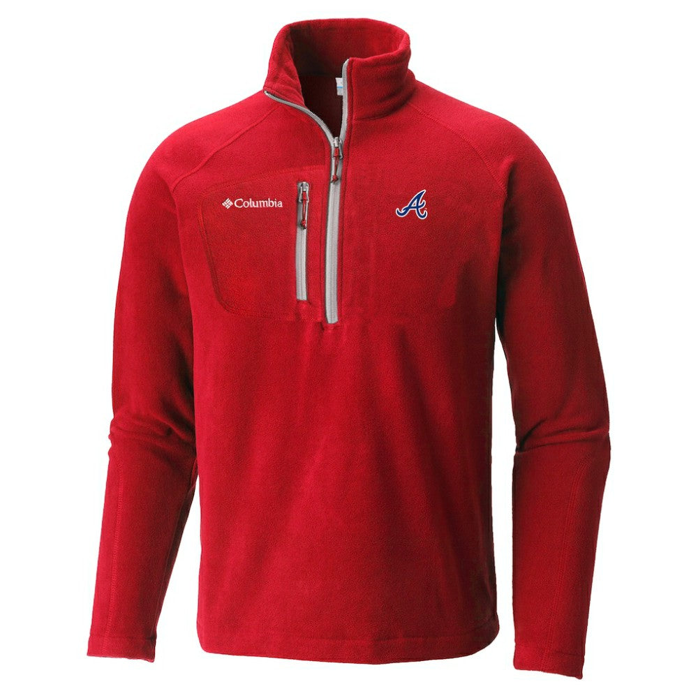 Atlanta Braves Columbia Fast Trek III Half-Zip Fleece Pullover - MLB Pullover