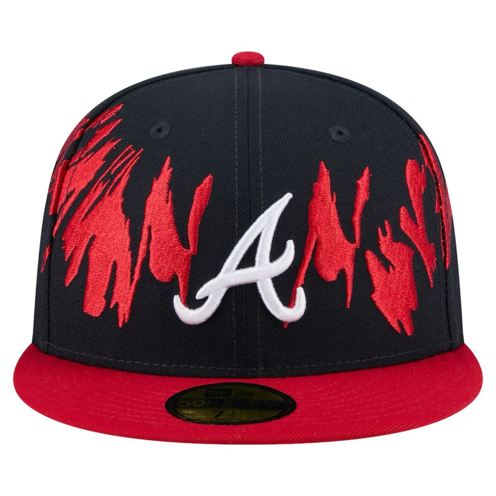 Atlanta Braves New Era Retro Pattern 59FIFTY Fitted Hat - MLB Hats