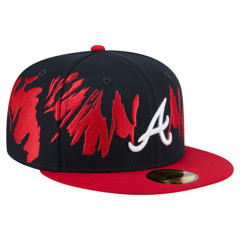 Atlanta Braves New Era Retro Pattern 59FIFTY Fitted Hat - MLB Hats