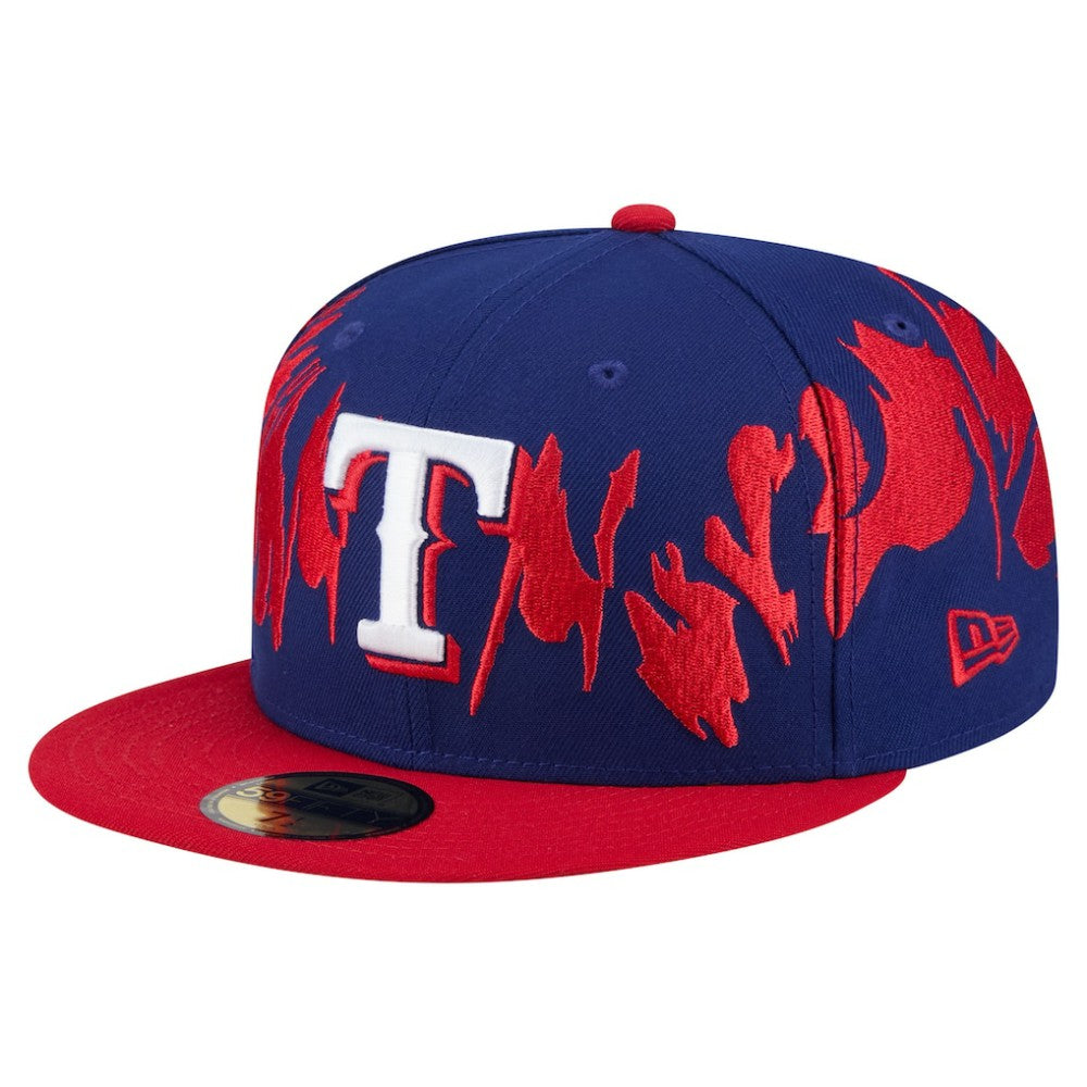 Texas Rangers New Era Retro Pattern 59FIFTY Fitted Hat - MLB Hats