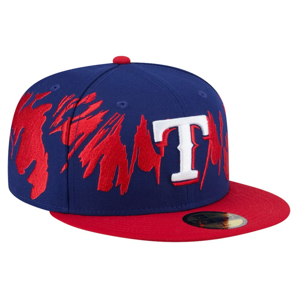 Texas Rangers New Era Retro Pattern 59FIFTY Fitted Hat - MLB Hats
