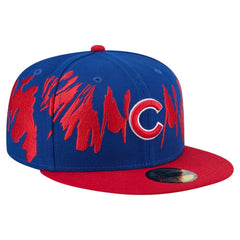 Chicago Cubs New Era Retro Pattern 59FIFTY Fitted Hat - MLB Hats