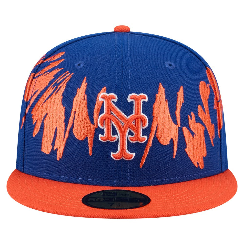 New York Mets New Era Retro Pattern 59FIFTY Fitted Hat - MLB Hats
