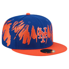 New York Mets New Era Retro Pattern 59FIFTY Fitted Hat - MLB Hats
