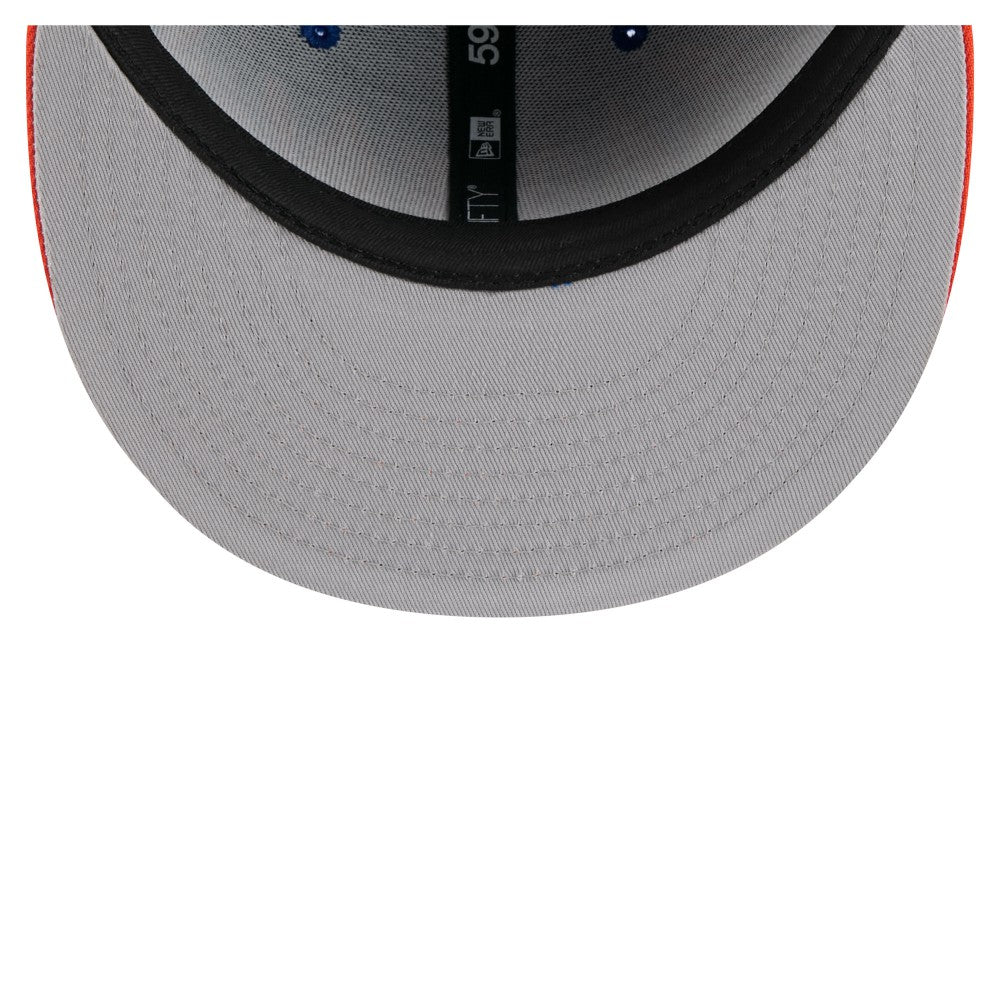New York Mets New Era Retro Pattern 59FIFTY Fitted Hat - MLB Hats