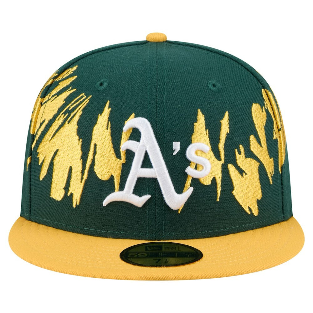 Athletics New Era Retro Pattern 59FIFTY Fitted Hat - MLB Hats