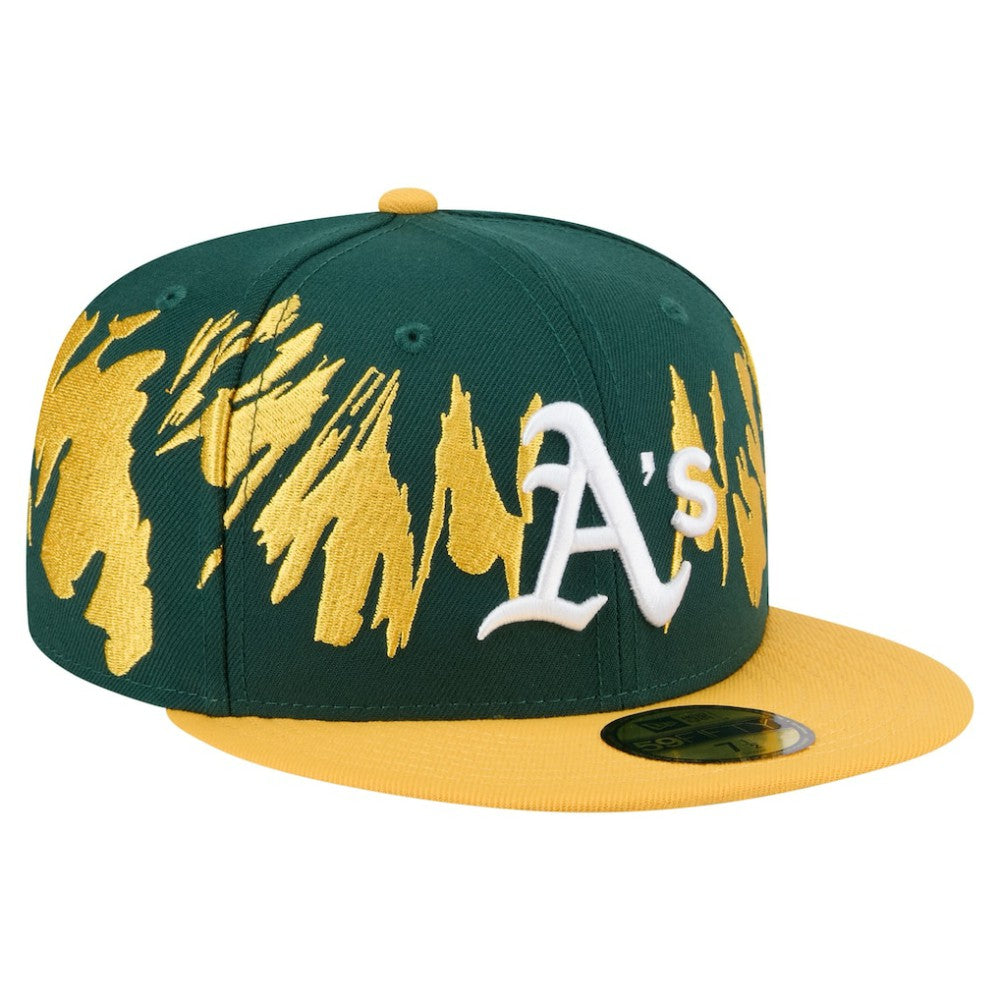 Athletics New Era Retro Pattern 59FIFTY Fitted Hat - MLB Hats