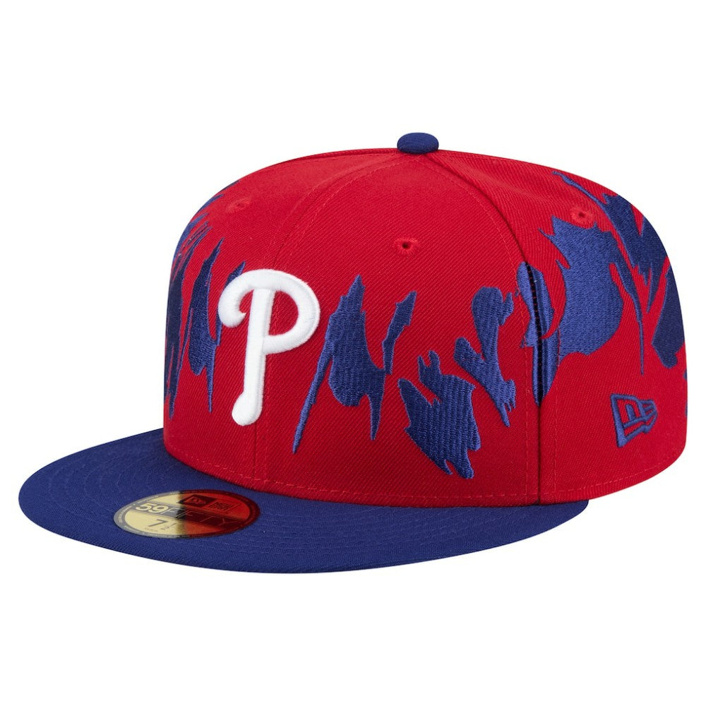 Philadelphia Phillies New Era Retro Pattern 59FIFTY Fitted Hat - MLB Hats