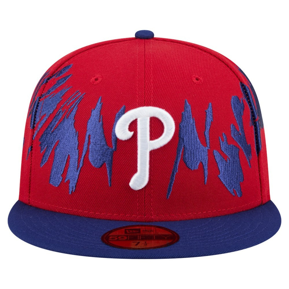 Philadelphia Phillies New Era Retro Pattern 59FIFTY Fitted Hat - MLB Hats
