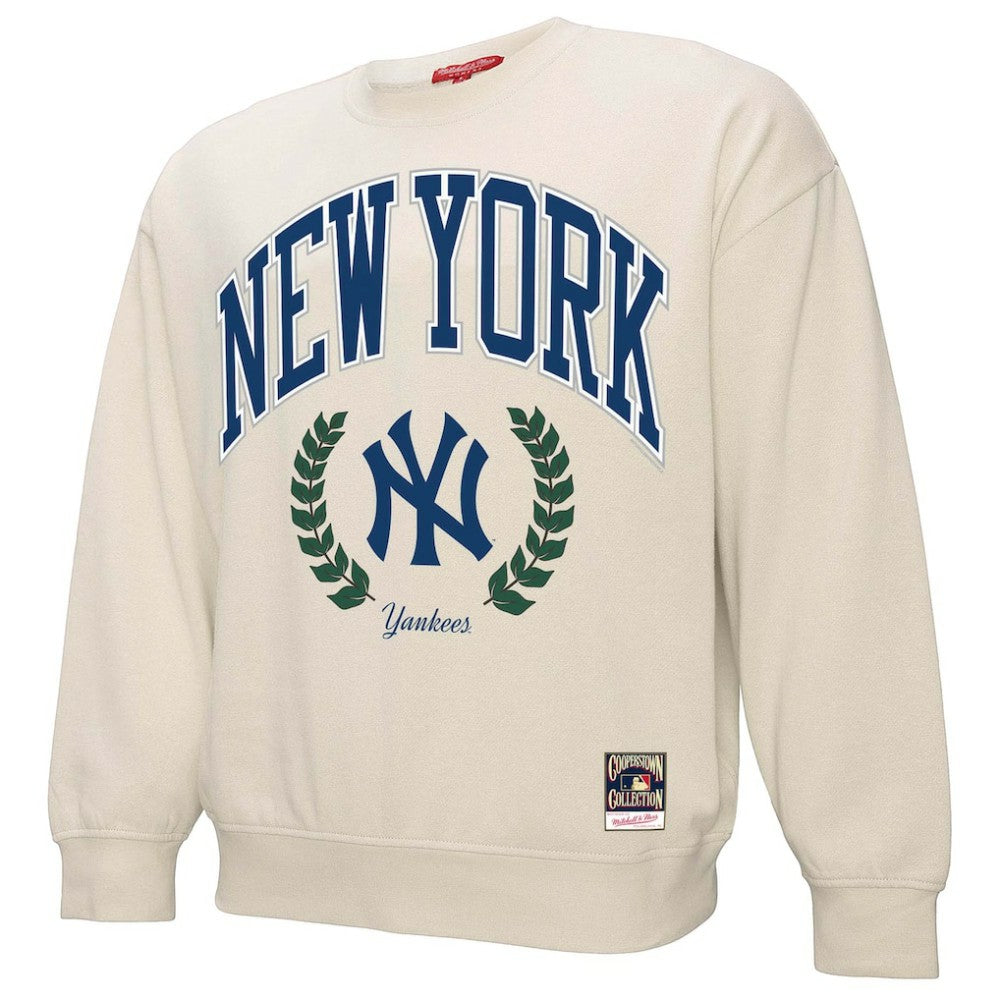 New York Yankees Mitchell & Ness Women's Cooperstown Collection Laurel Pullover Sweatshirt - MLB Pullover