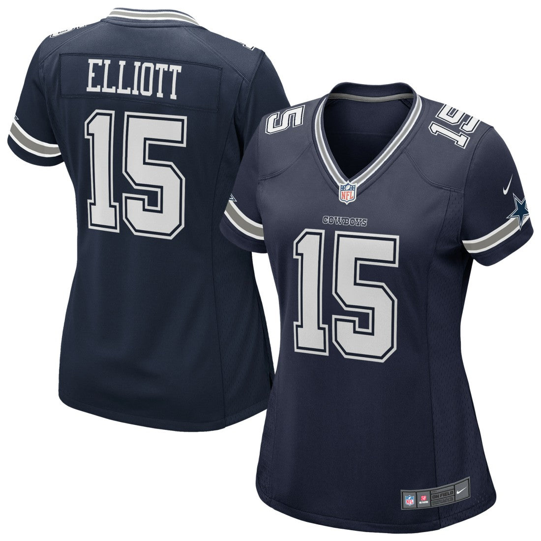 Dallas Cowboys Ezekiel Elliott  Women's Game Jersey | NFL Outlet