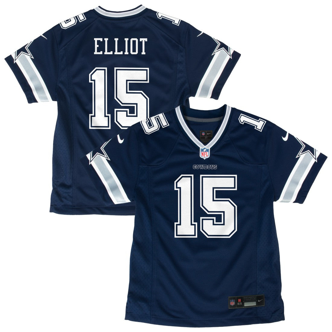 Dallas Cowboys Ezekiel Elliott  Youth Game Jersey | NFL Outlet