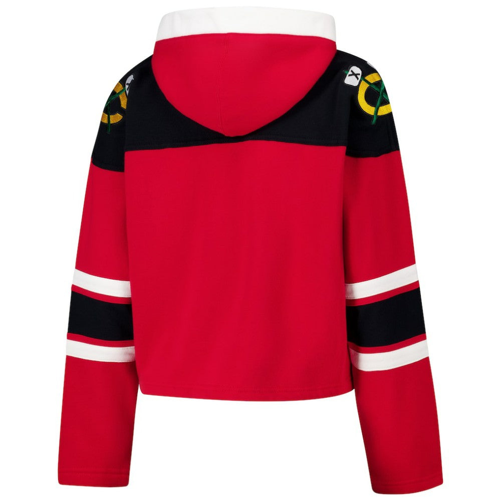Chicago Blackhawks '47 Women's Cropped Superior Lacer Pullover Hoodie -  NHL Hoodies